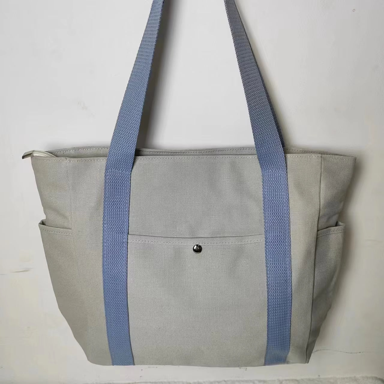 Large Capacity Canvas Tote Bags for Work Commuting Carrying Bag College Style Student Outfit Book Shoulder Bag